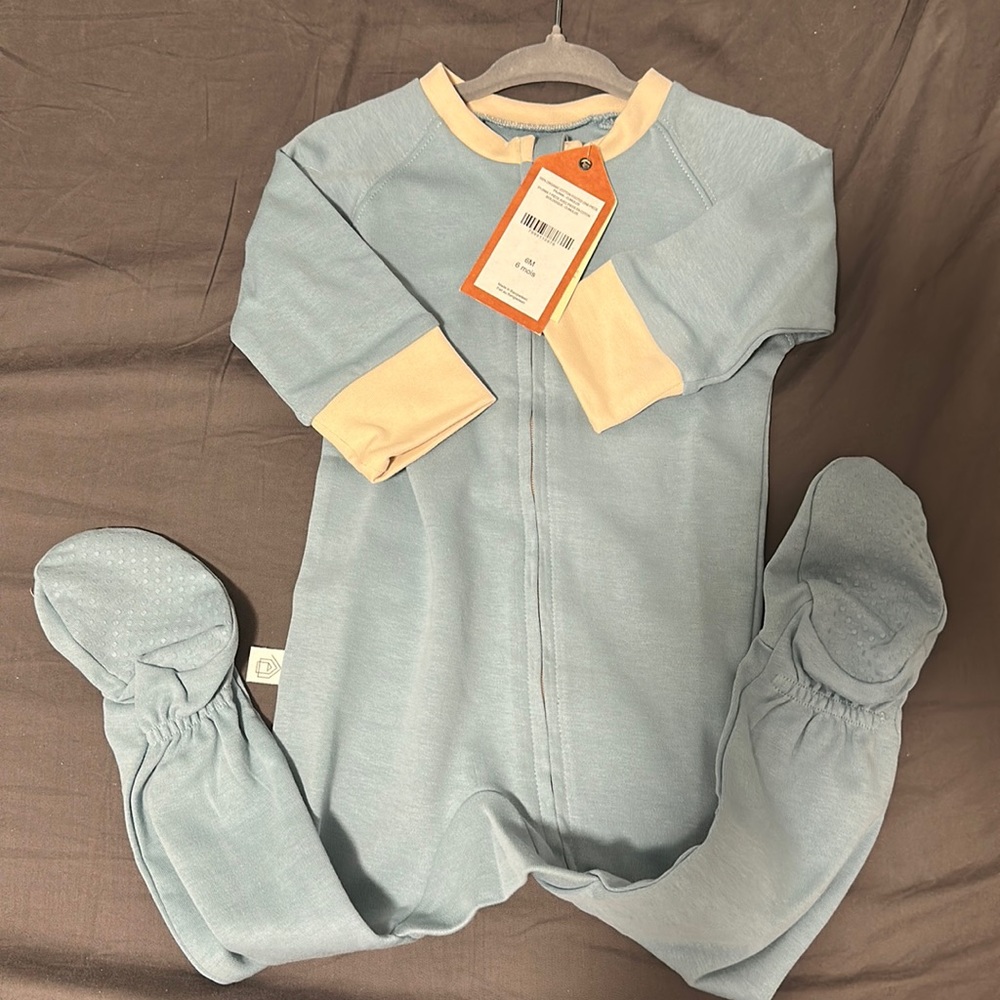 Brand New Coco Village Footed Pyjama (6M)